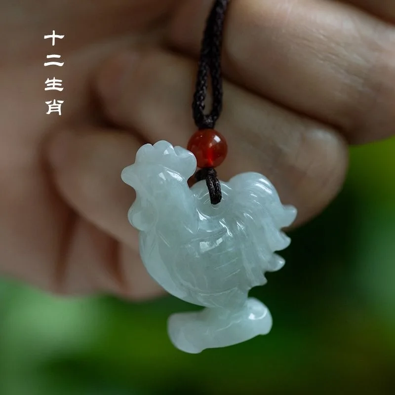 Necklaces - Emerald จีนสามมิติจี้สร้อยคอจี้เครื่องประดับอัญมณีแฟชั่น Ccessories มือแกะสลัก Man Woman