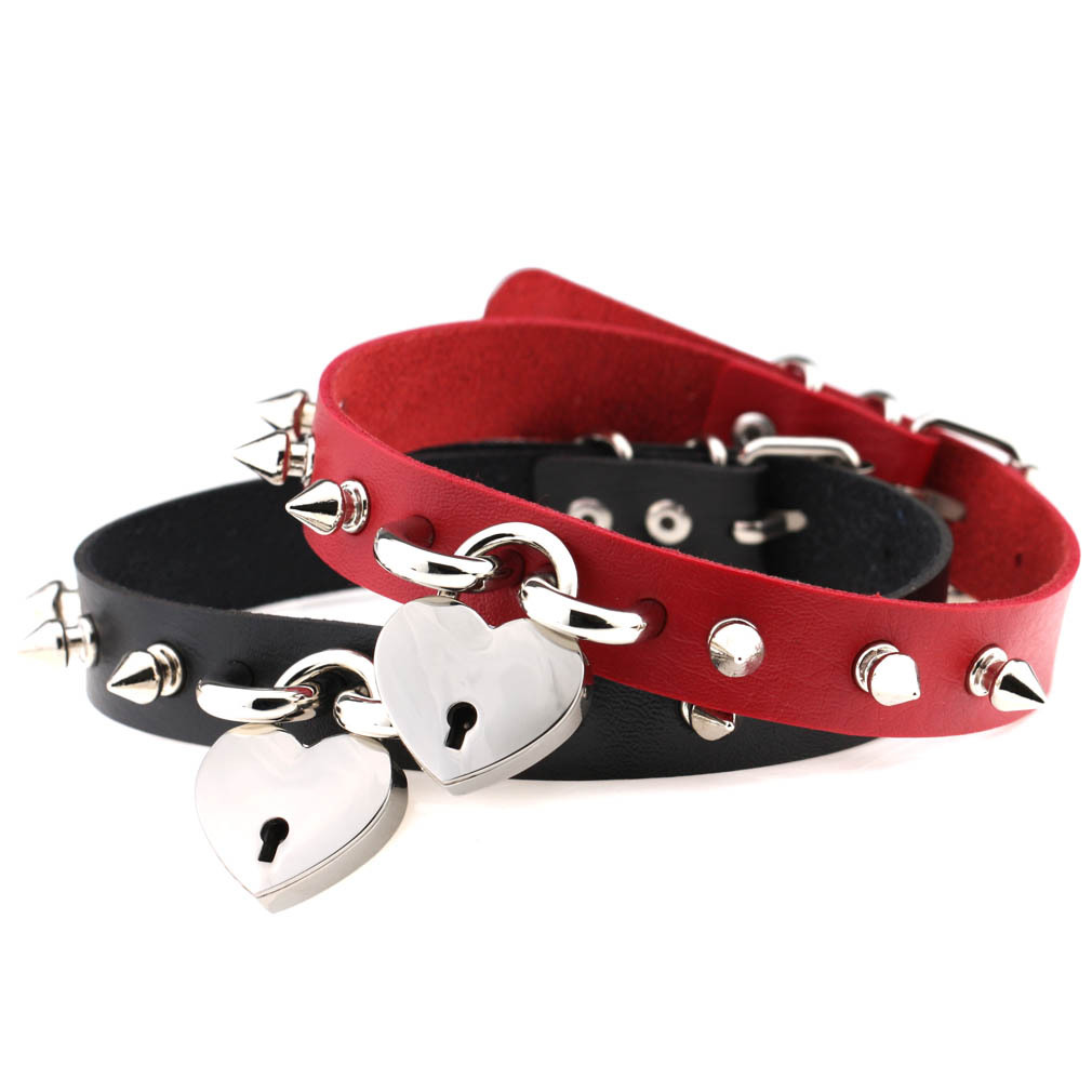 Punk Spike Choker สร้อยคอผู้หญ - Goth Punk Spike Choker บทวิจารณ์และราคา