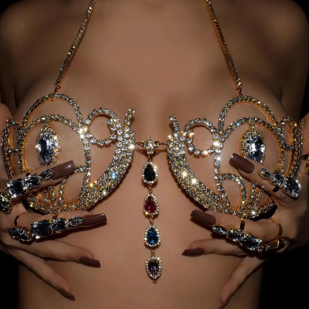 บิกินี่สุดหรูประดับพลอยเทียมชุ - Body Jewelry บทวิจารณ์และราคา