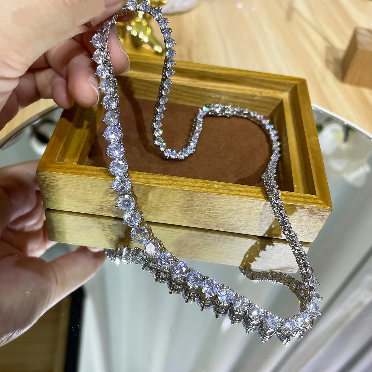 สร้อยคอออกแบบให้หรูหรา7mm สำหร - Cross Pendant Necklace Gold บทวิจารณ์และราคา