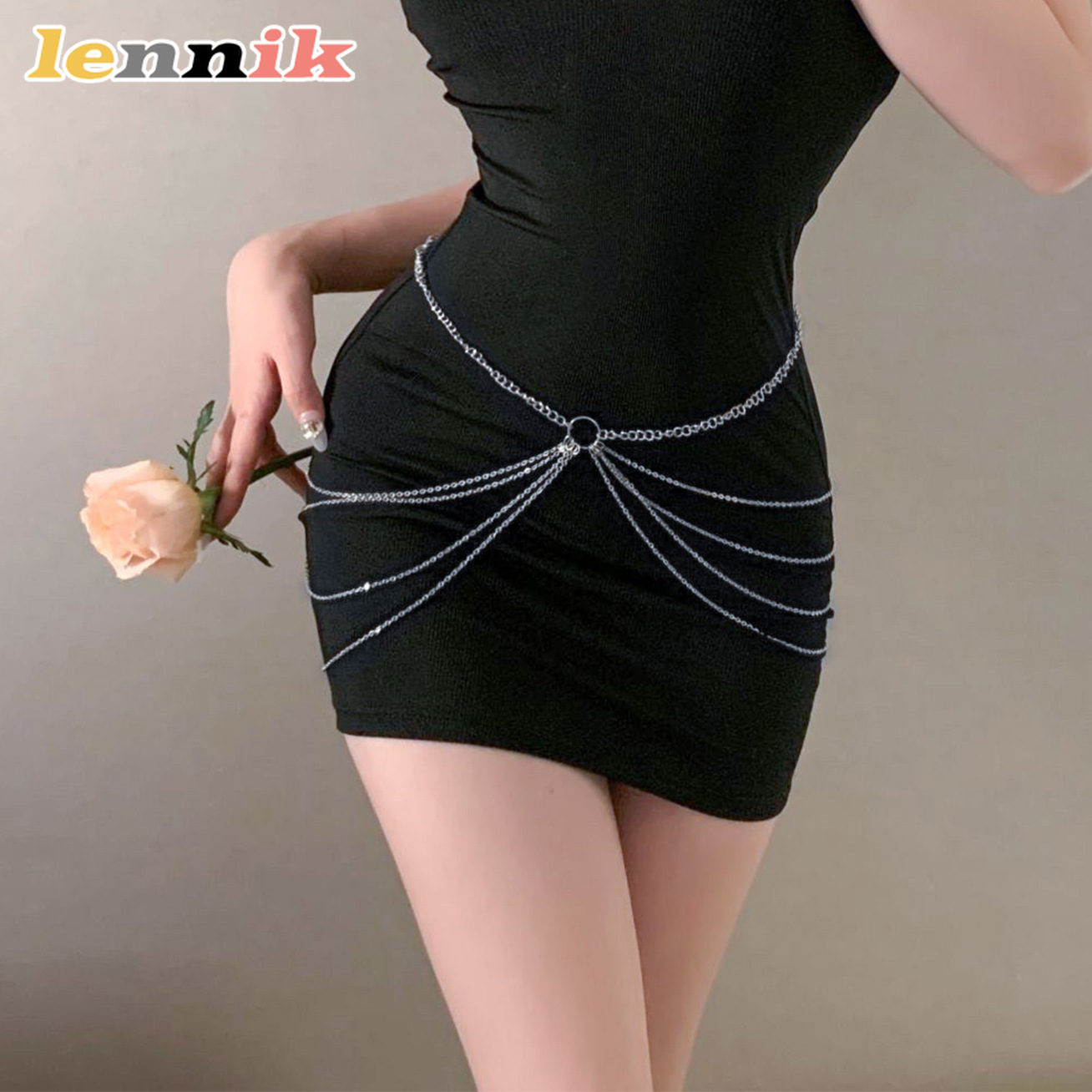 LENNIK พู่โลหะ Multi-Layer เอว - Body Jewelry บทวิจารณ์และราคา