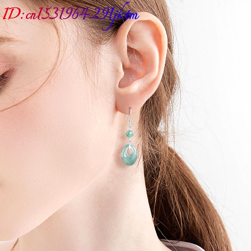 ต่างหูแหวนหยกพม่า เงินแท้ 925  - Rings บทวิจารณ์และราคา