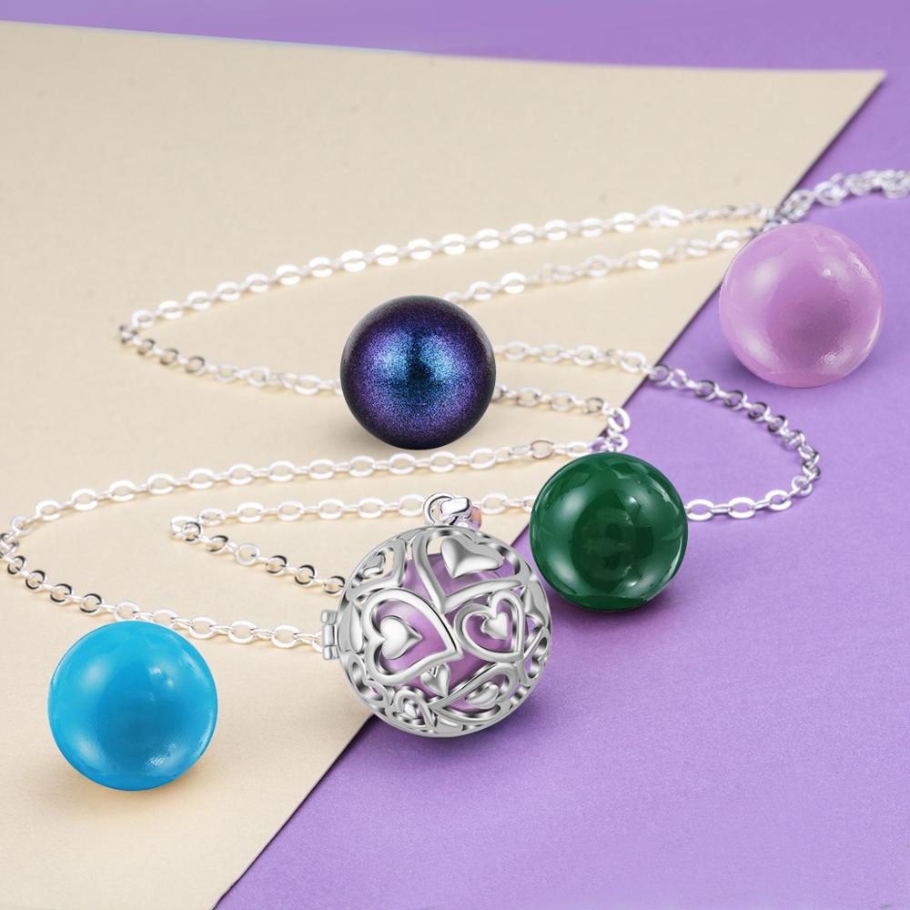 Eudora 20mm Harmony Ball จี้สร - Heart Locket Necklace Photo บทวิจารณ์และราคา