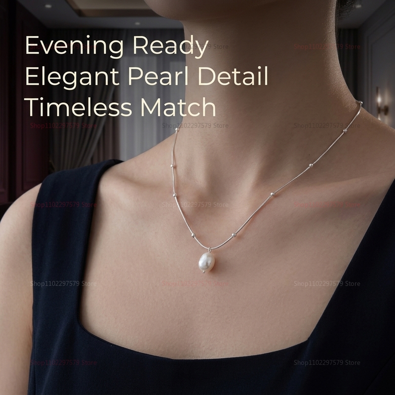 สร้อยคอจี้ไข่มุกน้ำจืดสำหรับผู - Pearl Choker Necklace Vintage บทวิจารณ์และราคา