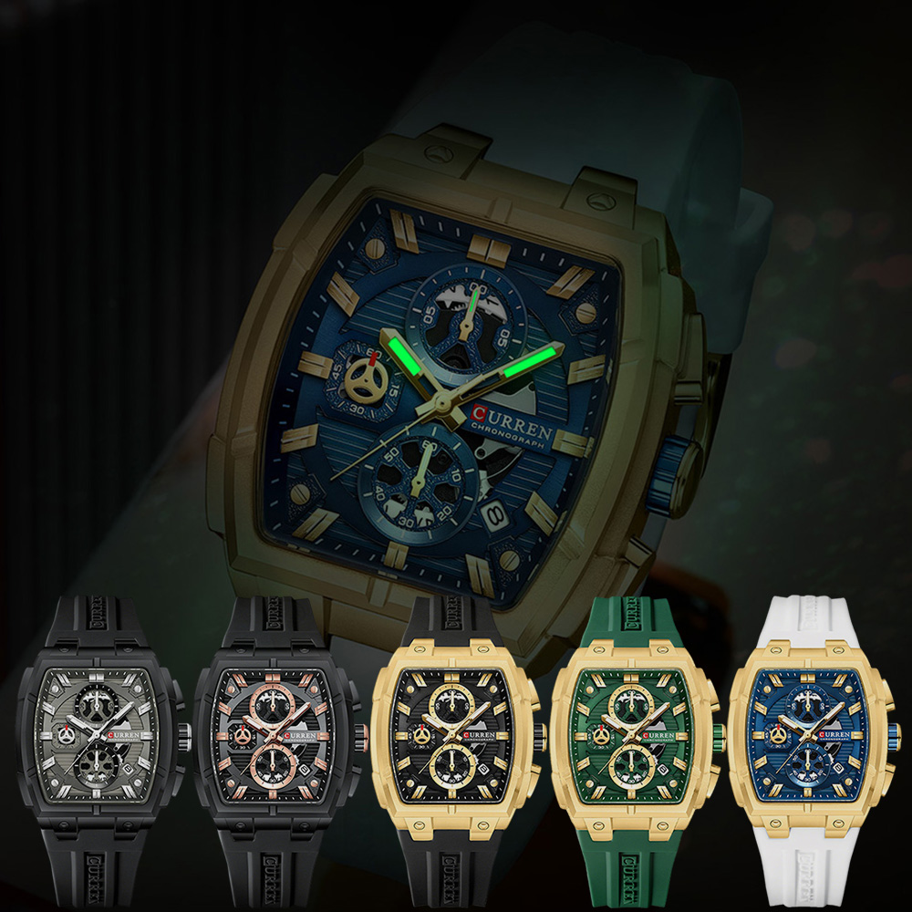 CURREN นาฬิกาวินเทจสุดหรูสำหรั - Watch Accessories บทวิจารณ์และราคา