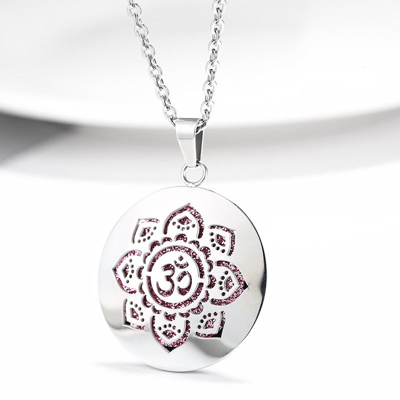 ใหม่น้ํามันหอมระเหยน้ํามันหอมร - Heart Locket Necklace Photo บทวิจารณ์และราคา