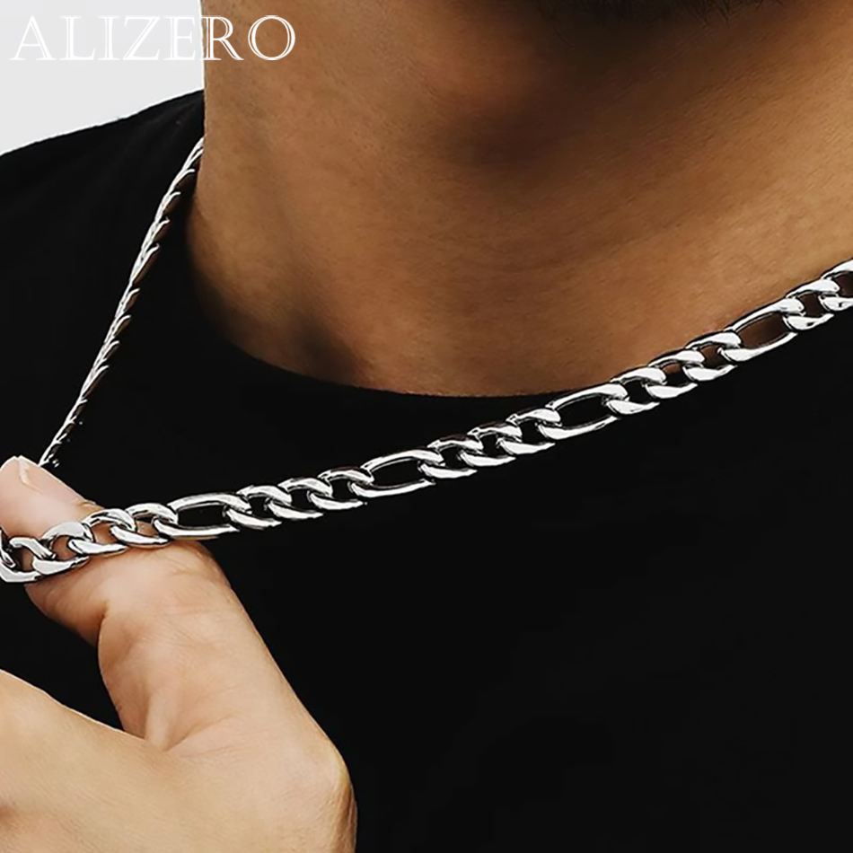 สร้อยคอ925เงินสเตอร์ลิง2/4/6/8 - 925 Sterling Silver Chain Necklace Men บทวิจารณ์และราคา