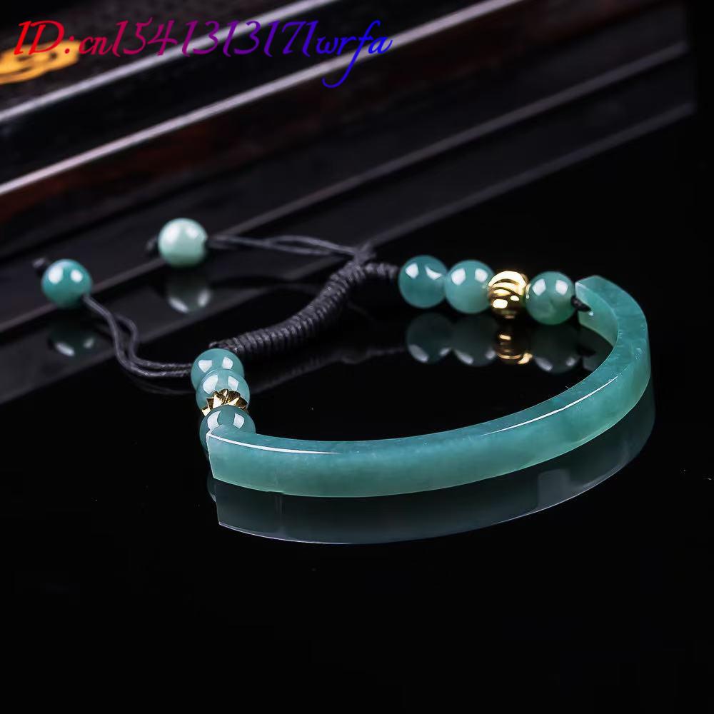 กำไลหยกพม่า อุปกรณ์เสริม แกะสล - Bracelets บทวิจารณ์และราคา