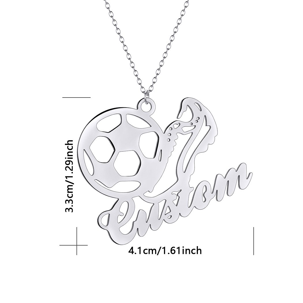 เครื่องประดับสแตนเลสแบบเรียบง่ - Custom Name Necklace Stainless Steel บทวิจารณ์และราคา