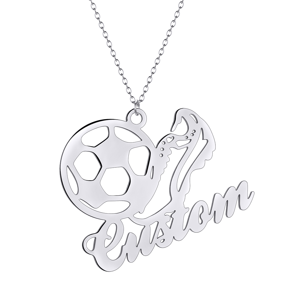 เครื่องประดับสแตนเลสแบบเรียบง่ - Custom Name Necklace Stainless Steel บทวิจารณ์และราคา