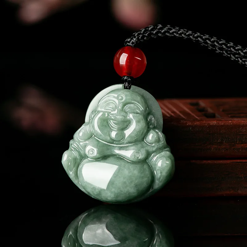 จี้หยกสีเขียวพม่าอัญมณีของขวัญ - Necklaces บทวิจารณ์และราคา