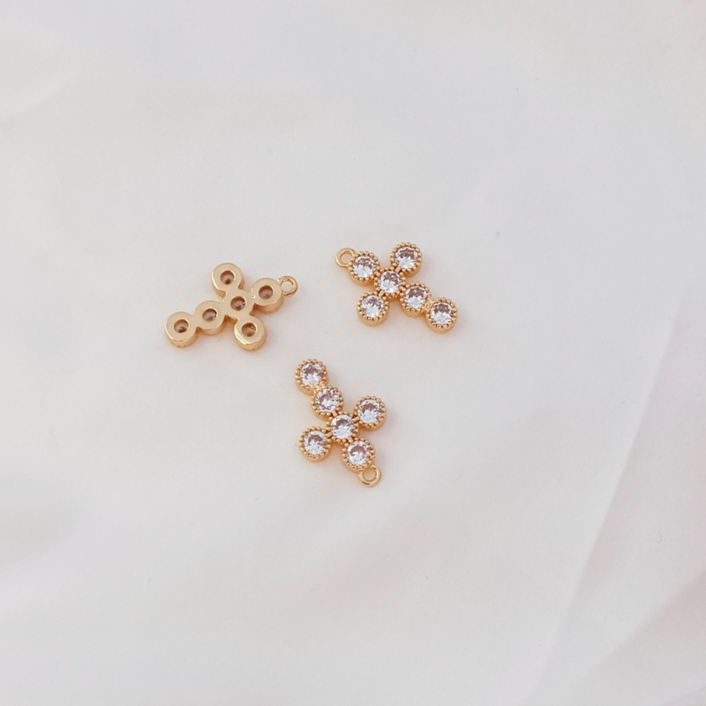 สร้อยข้อมือจี้รูปกางเขนประดับเ - Cross Pendant Necklace Gold บทวิจารณ์และราคา