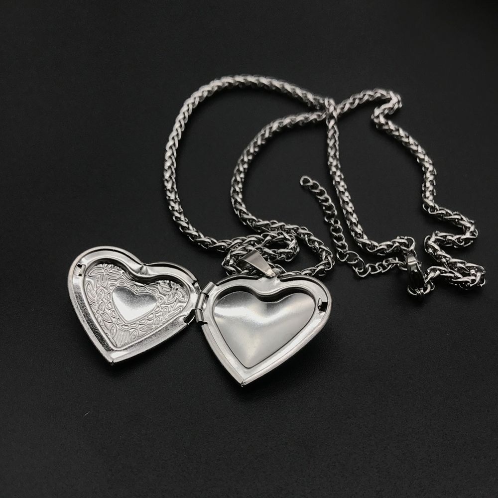 แฟชั่น Photo Locket สร้อยคอรูป - Heart Locket Necklace Photo บทวิจารณ์และราคา